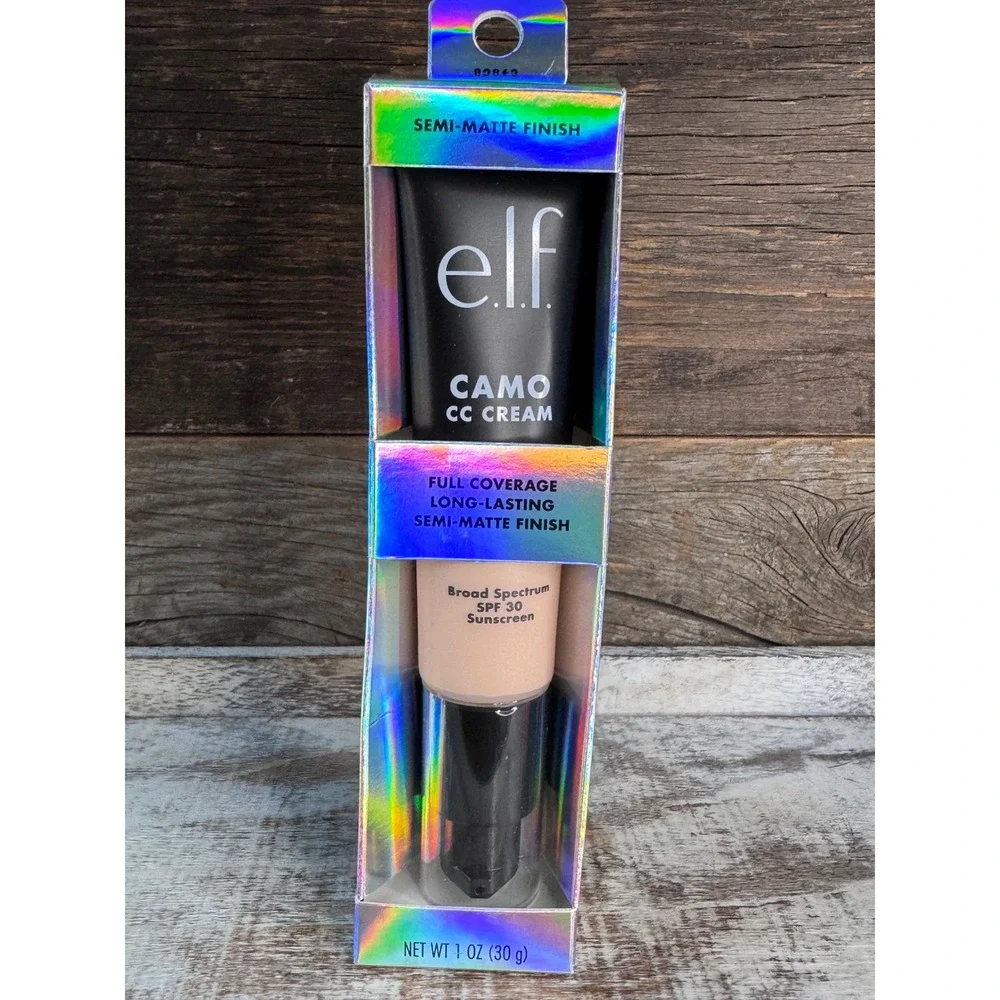 elf Camo CC Cream | Fair 125C Cool | Full Coverage Long Lasting | MSRP $15